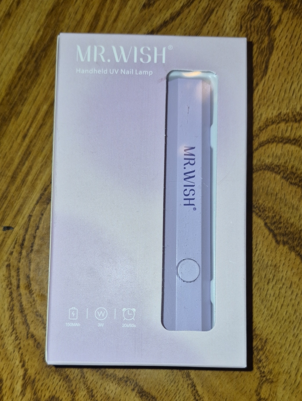 Wish MR.WISH Portable UV Nail Lamp - Purple Nwt
